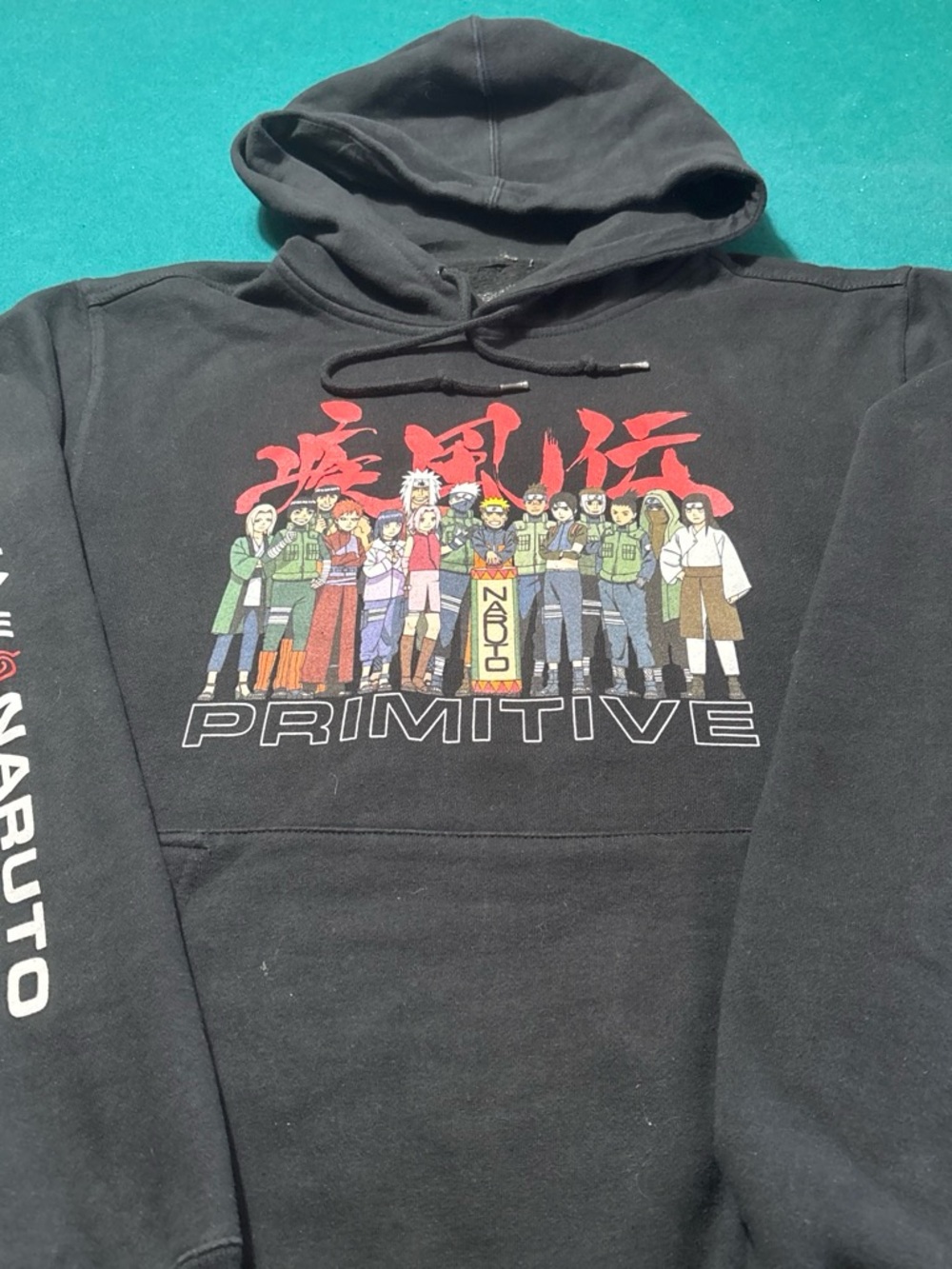 Primitive - Naruto Men’s Black Zip-Up Hoodie , S , $24